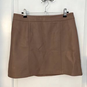 Gianni Bini Leather Mini Skirt